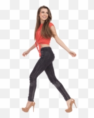 Png Material Source - Girl Propose Png,Girl Walking Png