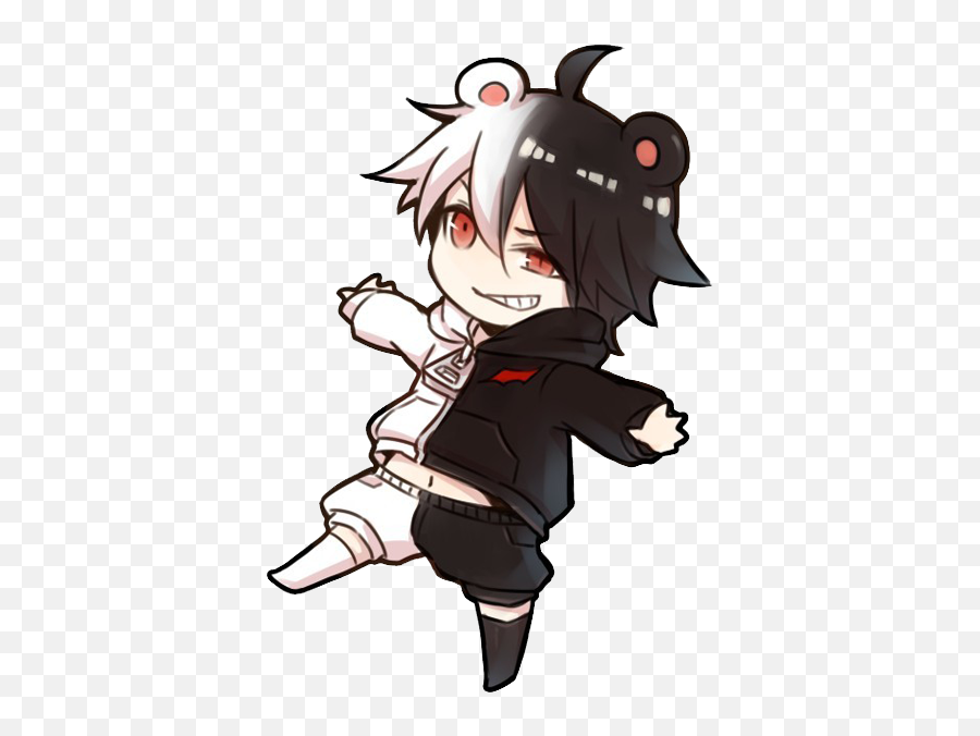 Anime Chibi - Monokuma Human Chibi Png,Monokuma Png