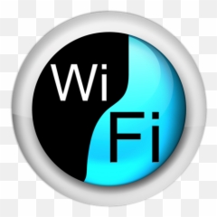 Free Wifi Icon - Blue Transparent Background Png