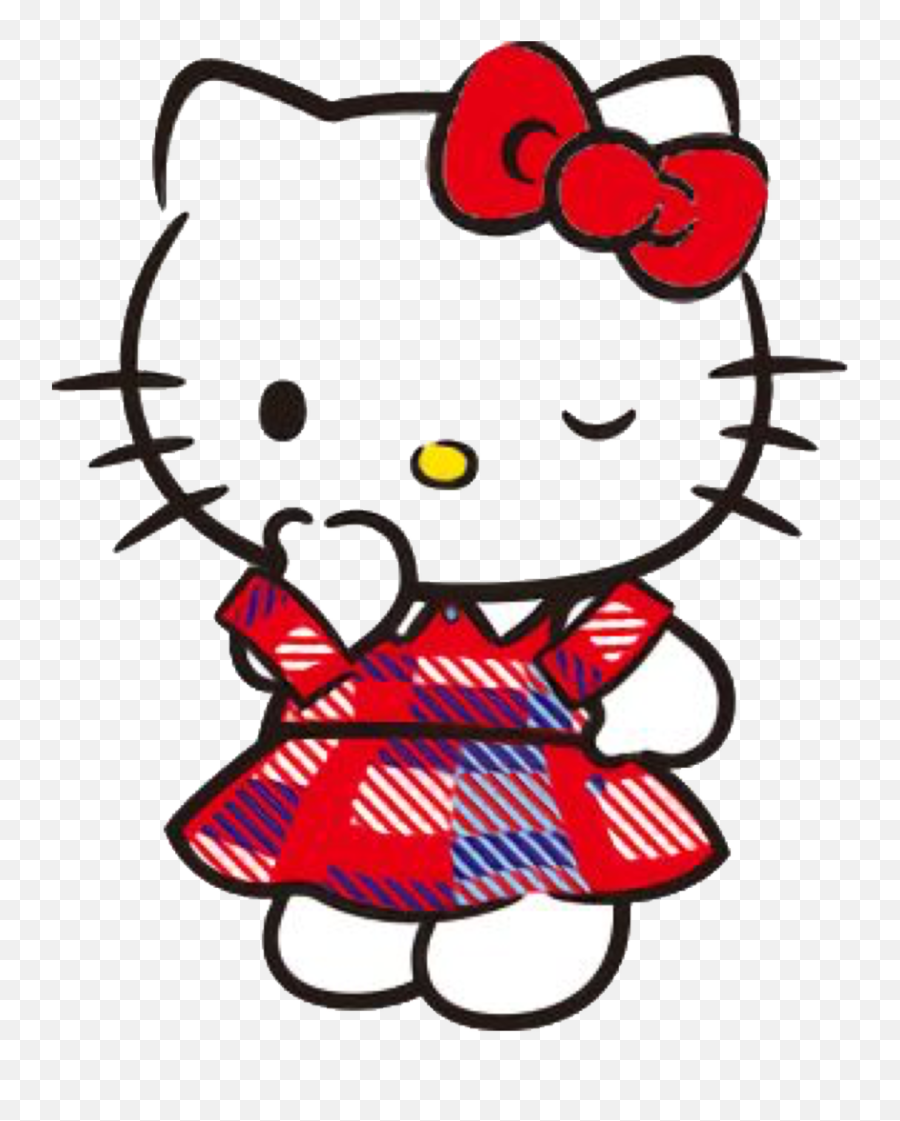 Download Transparent Clipart Hello - Transparent Hello Kitty Hello Kitty Vector Png,Cat Face Transparent Background