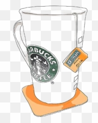 Download Tea Coffee Cup Starbucks Bag Free Clipart Hd - png