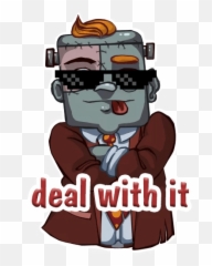 Sticker Telegram - Thug Life Glasses png download 512512 Portable Network Graphics
