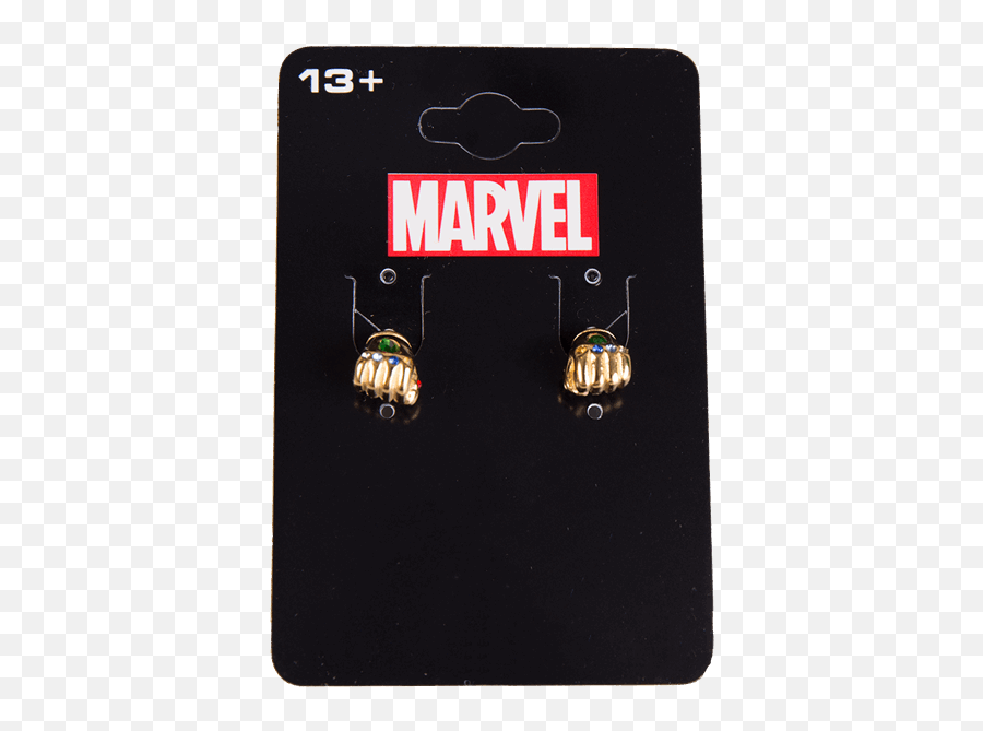 Marvel - Avengers Infinity War Infinity Gauntlet Stud Earrings Marvel Vs Capcom 3 Fate Png,Infinity War Logo Png