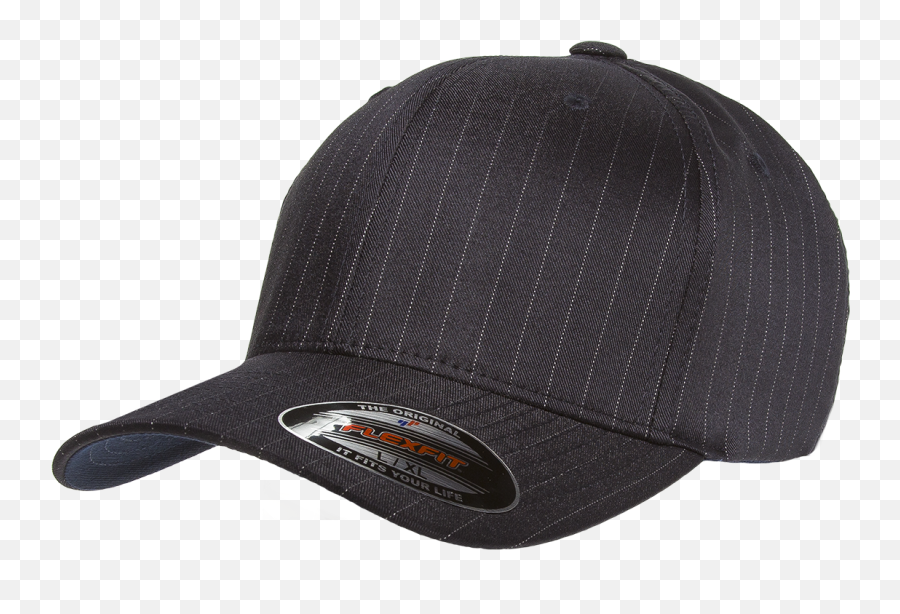 Gangster Hat Png - 6195p Flexfit Pinstripe Cap Baseball Baseball Cap,Baseball Hat Png