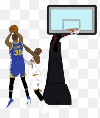 Kevin Durant Shooting Illustration - Kevin Durant Clip Art Png,Kevin Durant Png