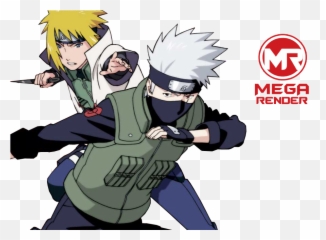 Render Naruto Shippuden Kakashi E Minato Mega - Cartoon Png,Minato Png