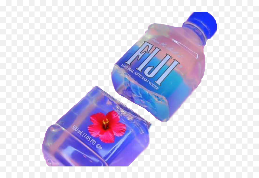 Figiwaterbottle Waterbottle Fiji Water - Aesthetic Water Bottle Png,Fiji Water Png