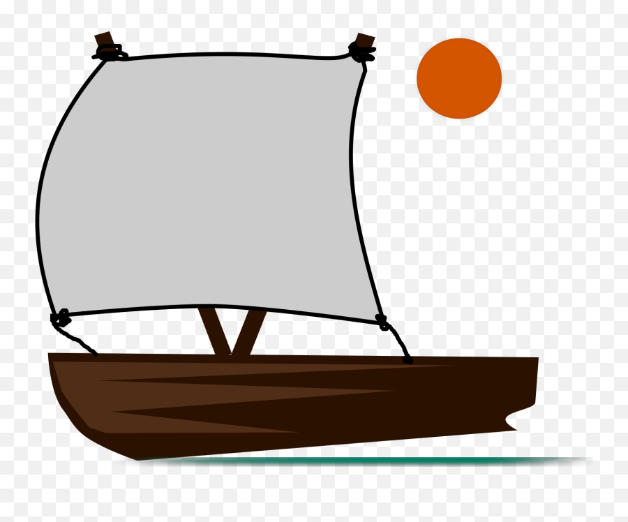 Blue Sail Boat Png Svg Clip Art For