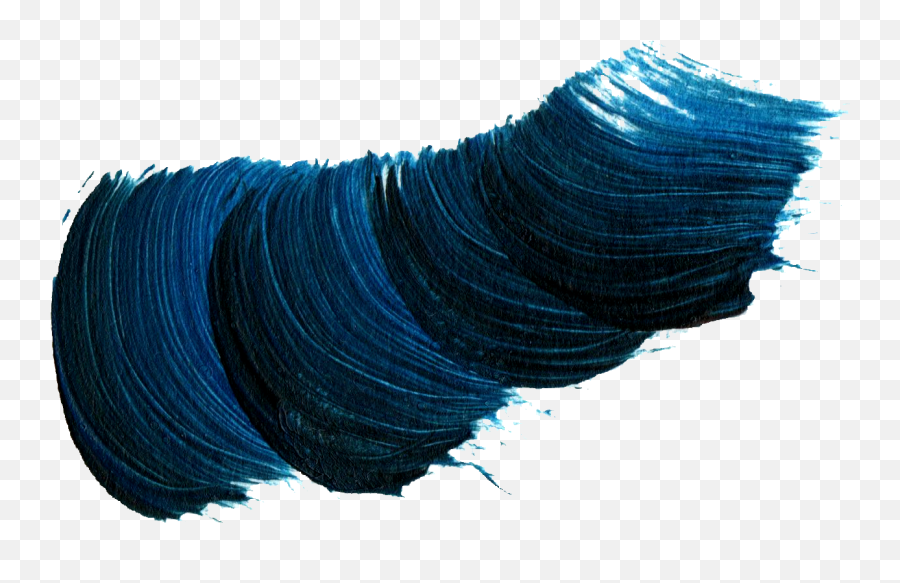 Brush Stroke Waves Dark Blue Png Transparent Background - Microsoft Paint,Waves Transparent