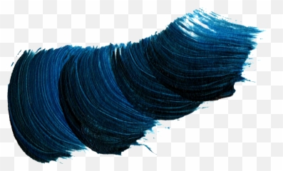 Brush Stroke Waves Dark Blue Png Transparent Background - Microsoft Paint