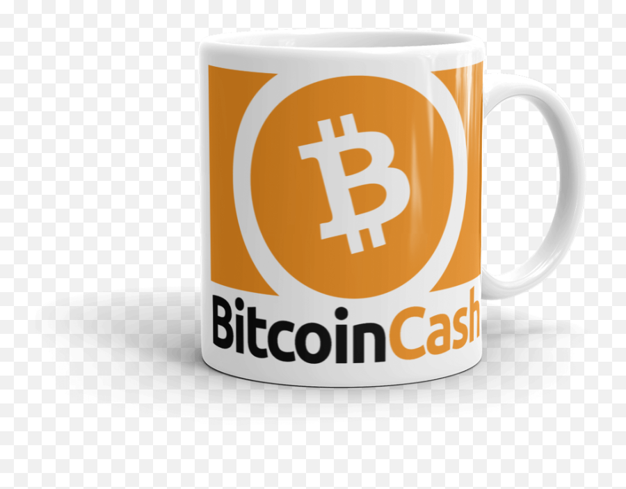 Glossy Coffee Mug - Bitcoin Cash Logo Coffee Cup Png,Bitcoin Cash Logo Png