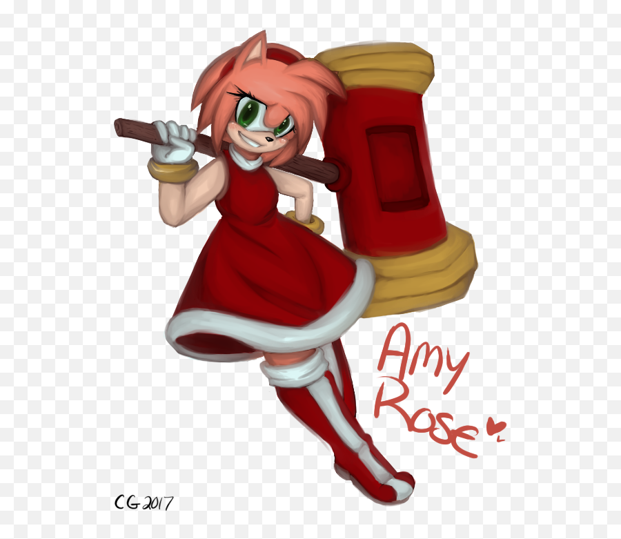 Amy Rose Full Size Png Download Seekpng - Cartoon,Amy Rose Png