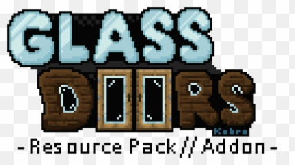 16x Glass Doors Add - on pack 114x Resource Packs Mod Minecraft png