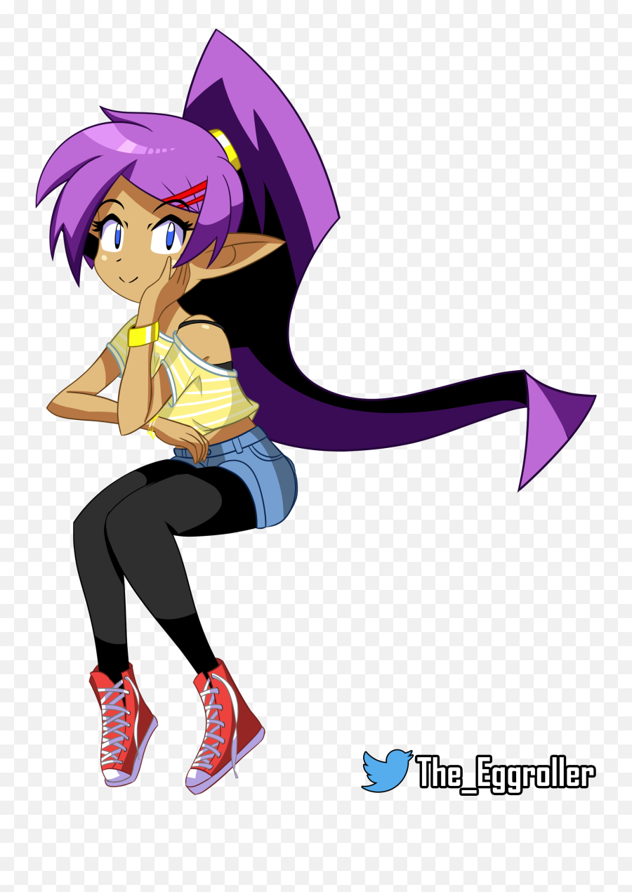 Shantae In Casual Clothes Because I Canu0027t Stop Drawing Her - Shantae Casual Clothes Png,Shantae Png