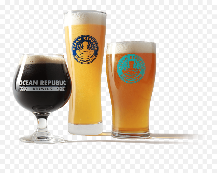 Ocean Republic Brewing Company - Relaxation In Every Pint Beer Glass Png,Draft Beer Png