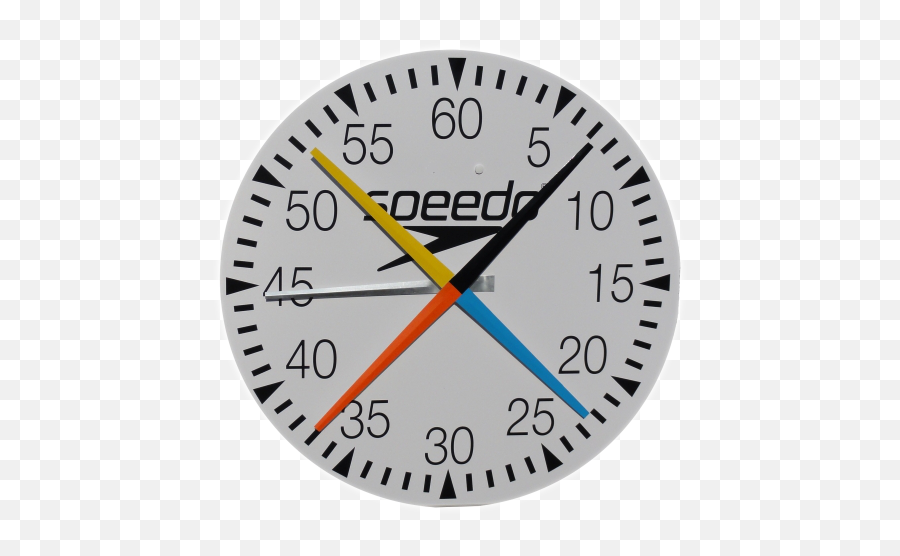 Speedo 4 Handed Pace Inc Minute Hand - Paceclocks Pace Clock Swimming Png,Clock Hand Png