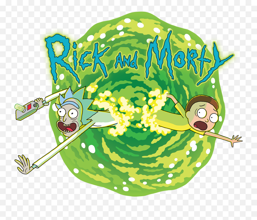Rick And Morty White Background Wallpaper - Topper Rick And Morty Png,Rick And Morty Logo Png