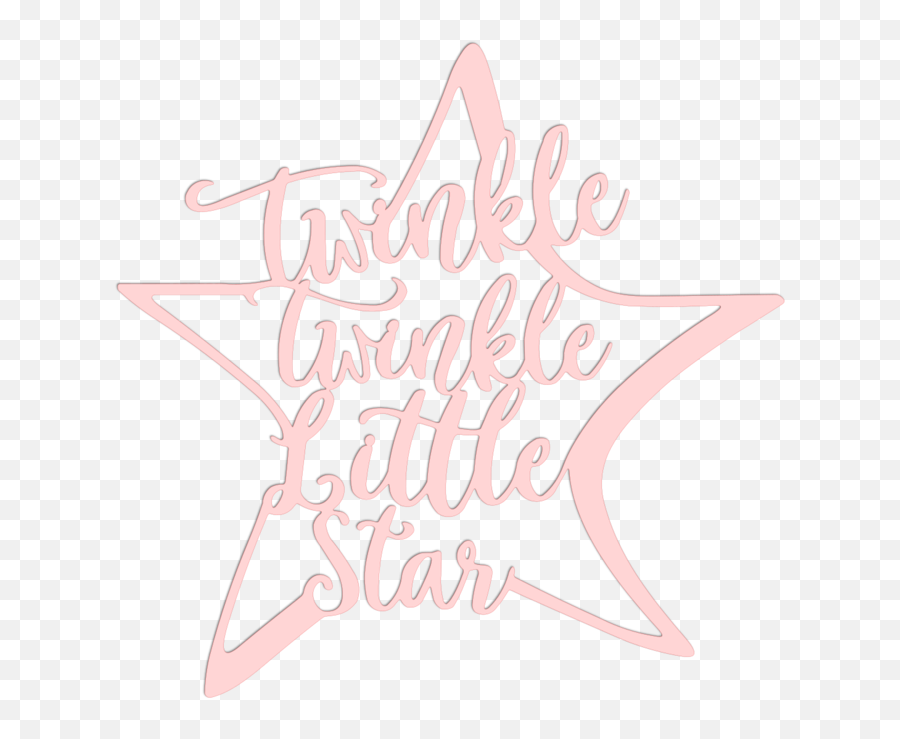 Twinkle Little Star Metal Art - Language Png,Twinkle Png