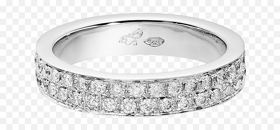 Wedding Rings With Female Ring Pave Setting - Engagement Ring Png,White Ring Png