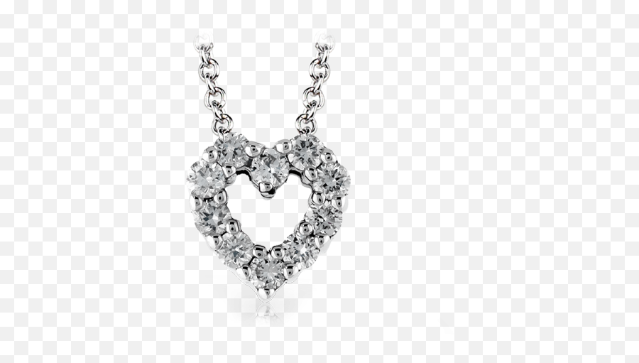 14kw Diamond Heart Pendant 11 Ctw - Solid Png,Diamond Heart Png