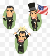 Abraham Lincoln Clipart Transparent - Dibujo Animado png