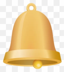 Christmas Bell Yellow Ghanta For Jingle Bells - Campana Rosa Png