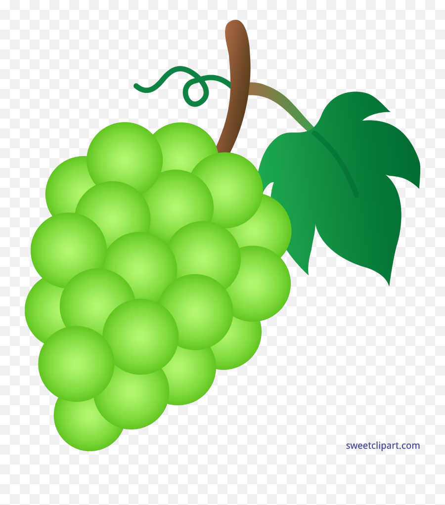 Green Grapes Clip Art Sweet Png - Clipartix Clipart Grapes,Sweet Png