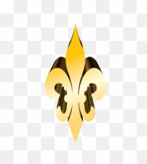 Gold Fleur De Lis Clip Art - New Orleans Free Vector Clip Art Png,Fleur De Lis Png