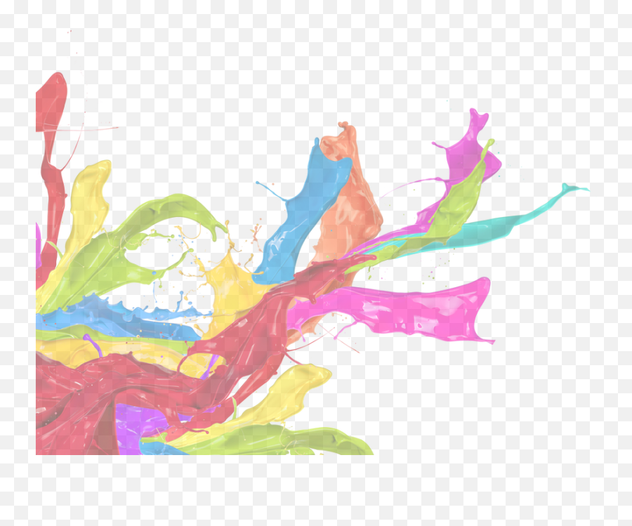 Png Paint Splatter - Colourful Transparent Ink Splash Png Colorful Paint Splatter Png,Splash Of Paint Png