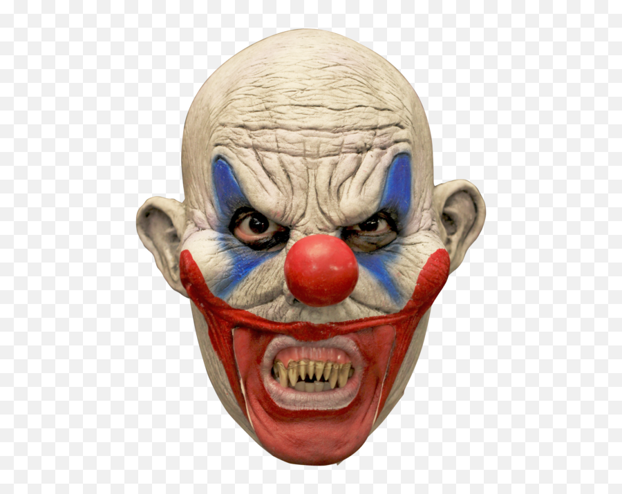 Clooney Clown Latex Mask - Supernatural Creature Png,Clown Makeup Png