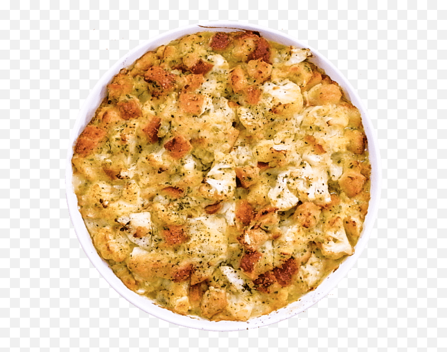 Creamy Vegan Cauliflower Stuffing - Pizza Png,Stuffing Png