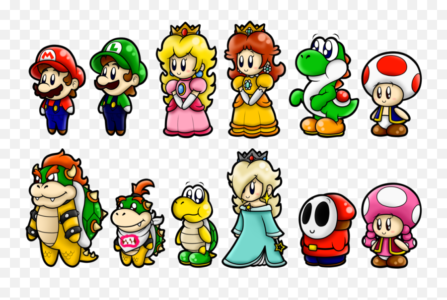 Nintendo Offer For New Super Mario Pc Game 2015 - Techfameplus Super Mario Cute Characters Png,Super Mario Logo Png
