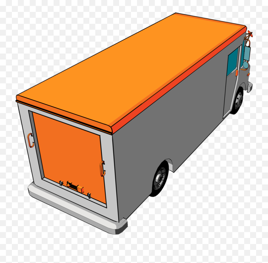 Route 250 Delivery Truck Shell - Car Clipart Full Size Top View Delivery Truck Png,Pick Up Truck Png