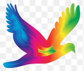 Clipart - Flying Bird Png Transparent Full Black And White