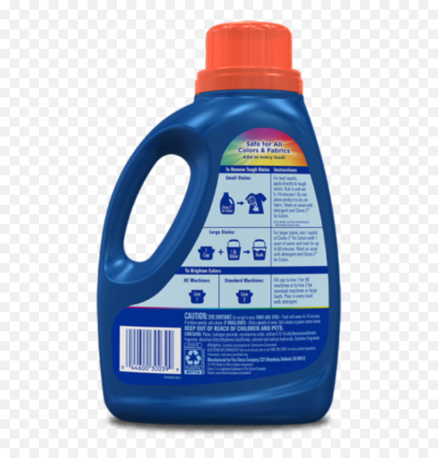 Non Chlorine Bleach U2013 Liquid Stain Remover Clorox - Bleach Png,Manchas De Pintura Png