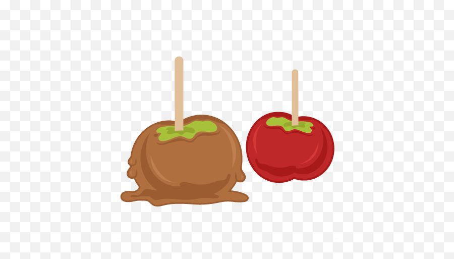 Download Hd Candied Apples Svg Cutting Files For - Caramel Apple Clip Art Png,Apples Transparent Background