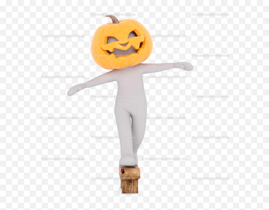 Balancing - Powerpoint Männchen Happy Png,Pumpkin Head Png