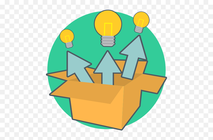 Box Creative Energy Idea Think Out - Think Out Of The Box Icon Png,Box Icon Png