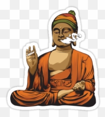 Pin - Buddha Smoking png