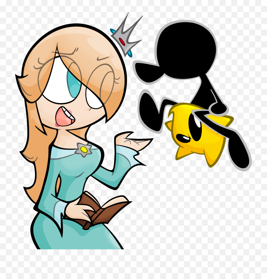 Rosalina And Mr - Rosalina Game And Watch Png,Mr Game And Watch Png