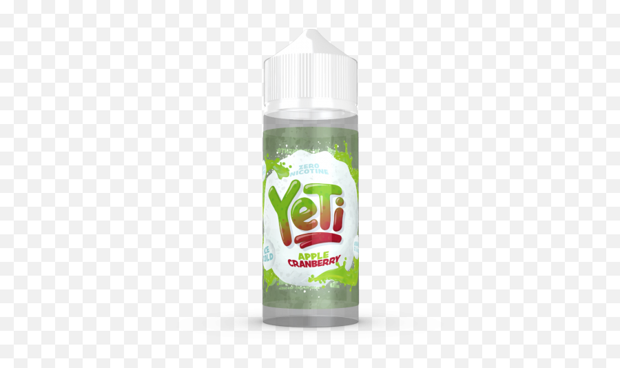 Yeti Apple Cranberry 0mg 100ml - Plastic Bottle Png,Cranberries Png