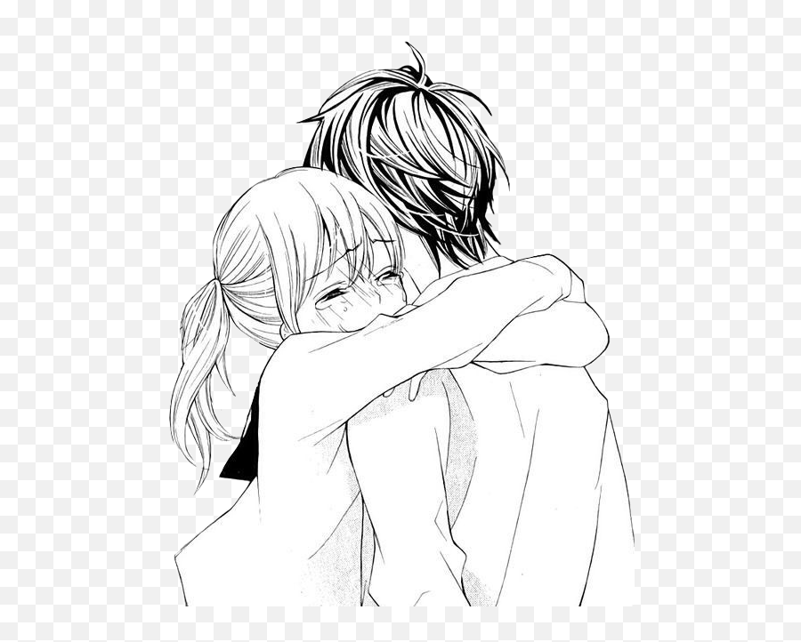 Anime Couple Pictures Aesthetic - Anime Couples Black And White Aesthetic  Png,Anime Couple Icon - free transparent png images 