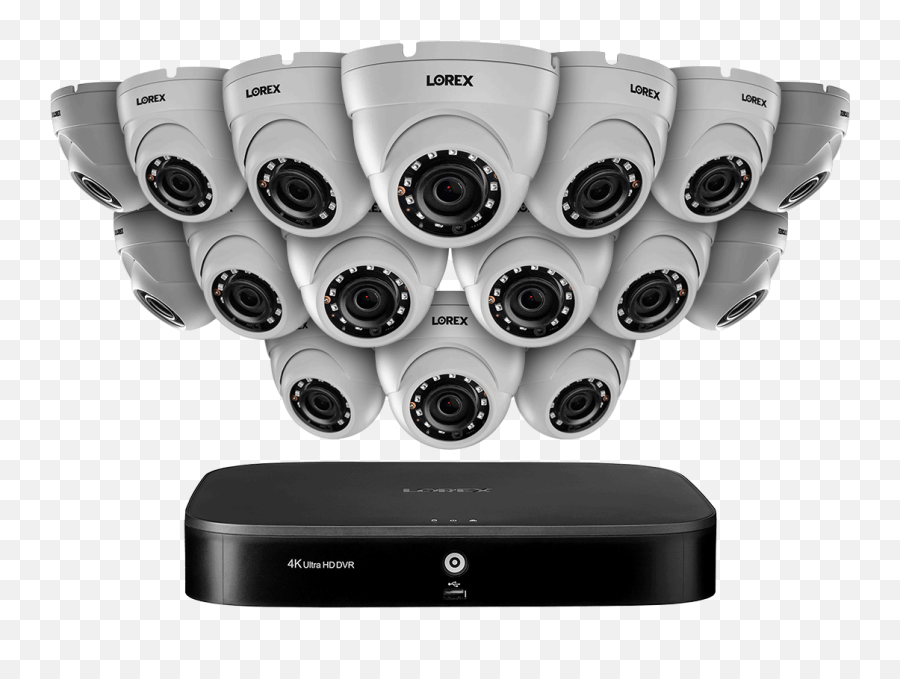Home Security System With 4k Dvr Sixteen 1080p Outdoor - Home Security System With 4k Dvr Sixteen 1080p Outdoor Metal Cameras 3tb Hard Drive 130ft Night Vision Png,Nite Icon Watch