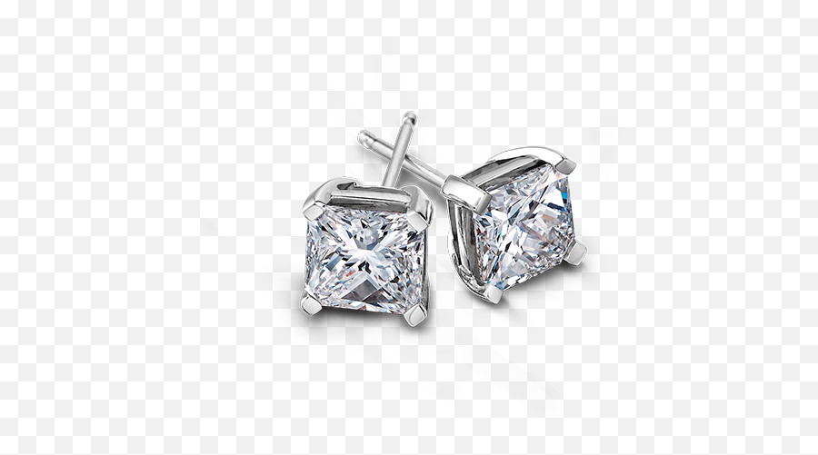 My Girl Diamond Earrings Set In Paltinum Shimansky - Gold Diamond Stud Earrings For Girls Png,Diamond Earring Png