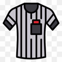 Referee T - Shirt Icon of Colored Outline style Available Market Share Png