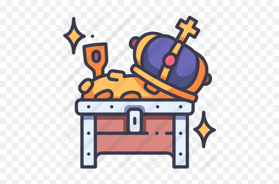Treasure Chest - Furniture Style Png,Treasure Chest Icon Png