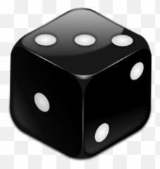 Black Dice Icon Png Transparent Images