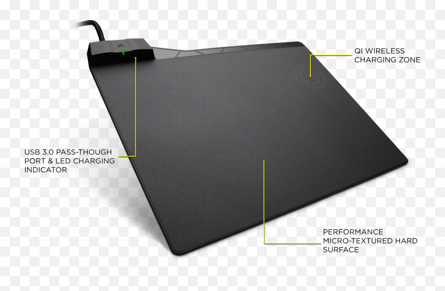 Mm1000 Qi Wireless Charging Mouse Pad - Corsair Png,Wireless Charging Icon