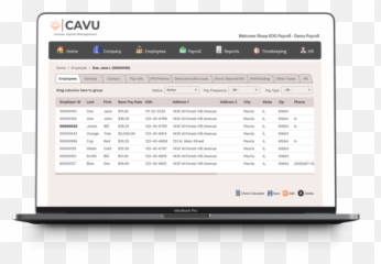 Online Hr Management Software Solutions Cavu Hcm - Vertical png