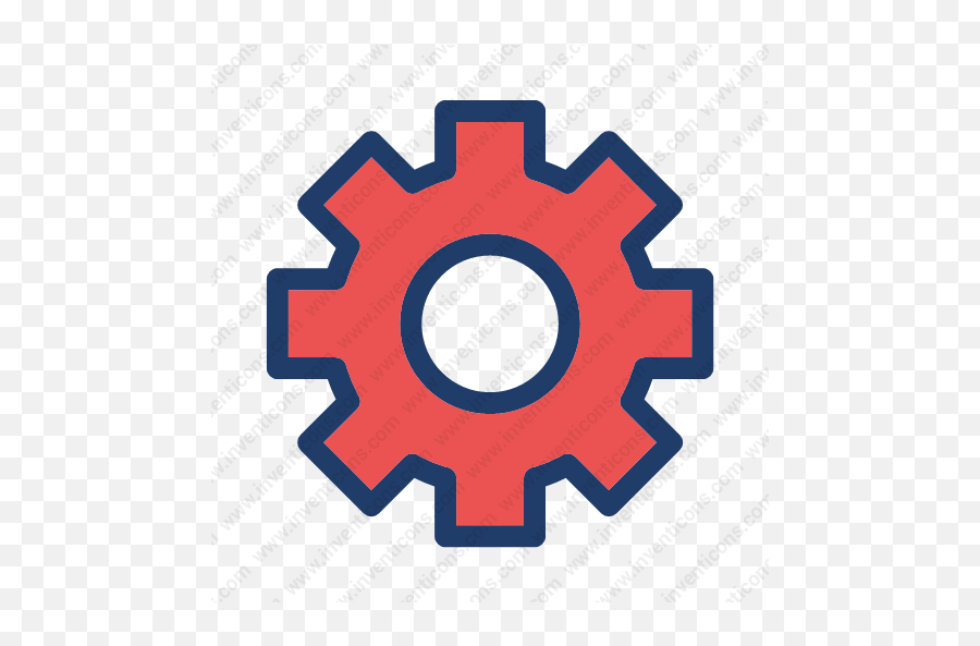 Download Gear Custom Settings Vector Icon Inventicons - Dot Png,Gears Transparent Background Icon 3
